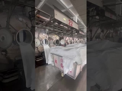 On-site filming of the production process of Jiarui Textile Company's own fabric factory