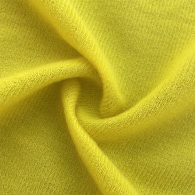 Soft Knitted Plain Micro Lining Velvet Fabric For Bath Slippers 145-155cm Width