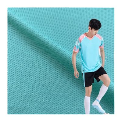 Sportswear Honeycomb Bird Eye Fabric Quick Drying 140-160gsm