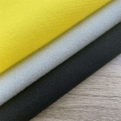 Soft Knitted Plain Micro Lining Velvet Fabric For Bath Slippers 145-155cm Width