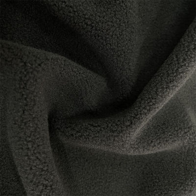 Plain Dyed Knitted 100% Polyester Fleece Fabric for Costumes Blankets and Toys
