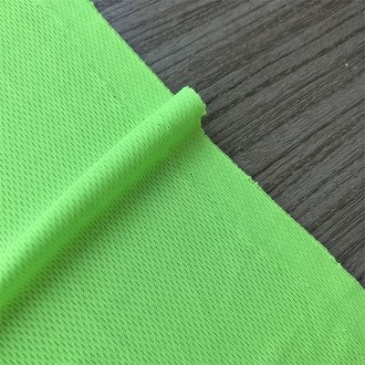 Burgundy Polyester Knitted Dry Fit Eyelet Jersey Fabric Breathable For Sports Wear